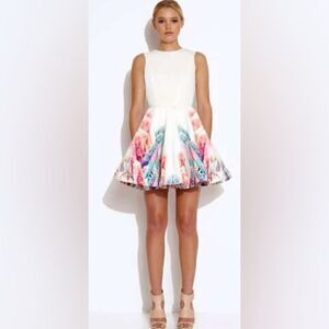 AQ/AQ jacquard beautiful colorful crystals print